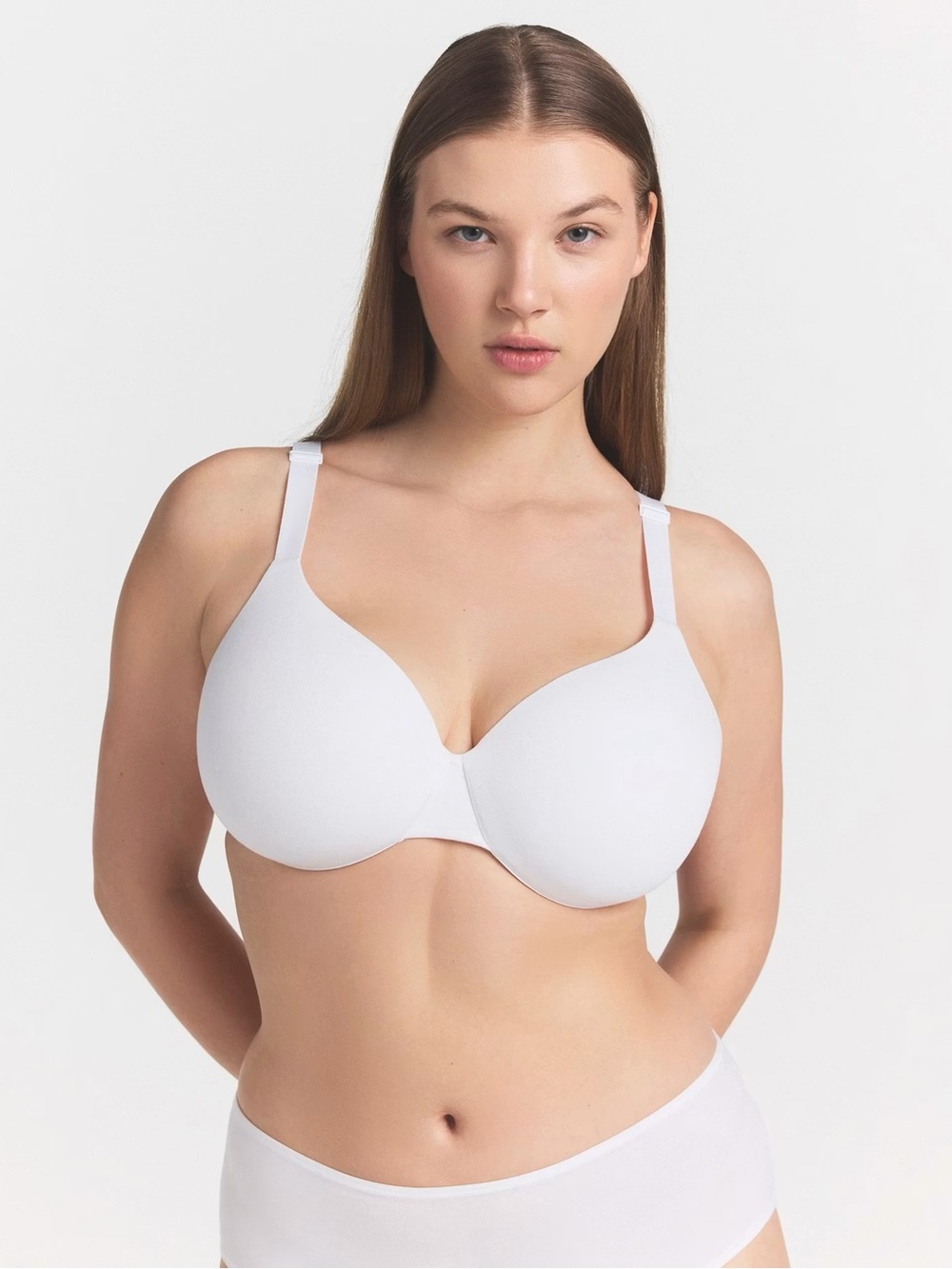 NWT 42DD SKIMS White Smooth Molded T-Shirt Bra - Picture 1 of 7